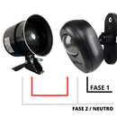 01 Sirene GLK Bivolt 110v 220v Para Alarmes + 02 Sensores