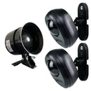 01 Sirene GLK Bivolt 110v 220v Para Alarmes + 02 Sensores