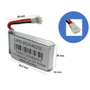 Bateria Lipo 3.7V 1000mAh 25C