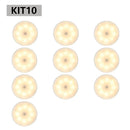 KIT6/10 Luminárias Led S/ Fio Com Sensor Presença